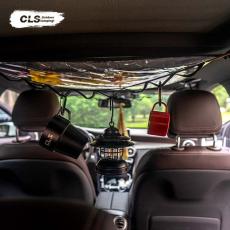 （全台瘋）CLS戶外車用釣竿收納掛鉤 隨身車頂掛兜 自駕遊旅行車內收納掛網袋 掛繩
